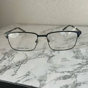 Perry Ellis Black Unisex eyeglasses frames